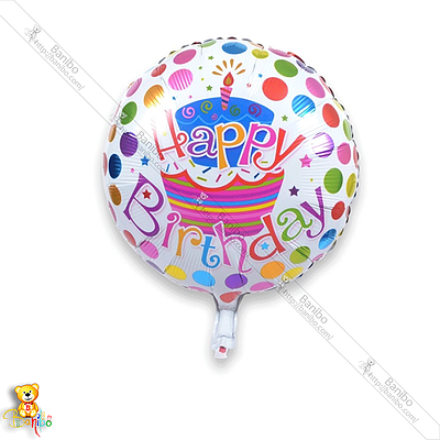 خرید اینترنتی بادکنک فویلی Happy Birthday، خرید اینترنتی بادکنک ، بانیبو، baniboHappy Birthday